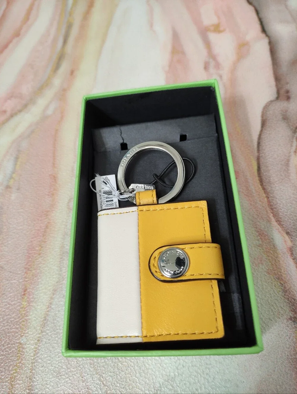Coach 65991B Photobook Keychain Bag Charm